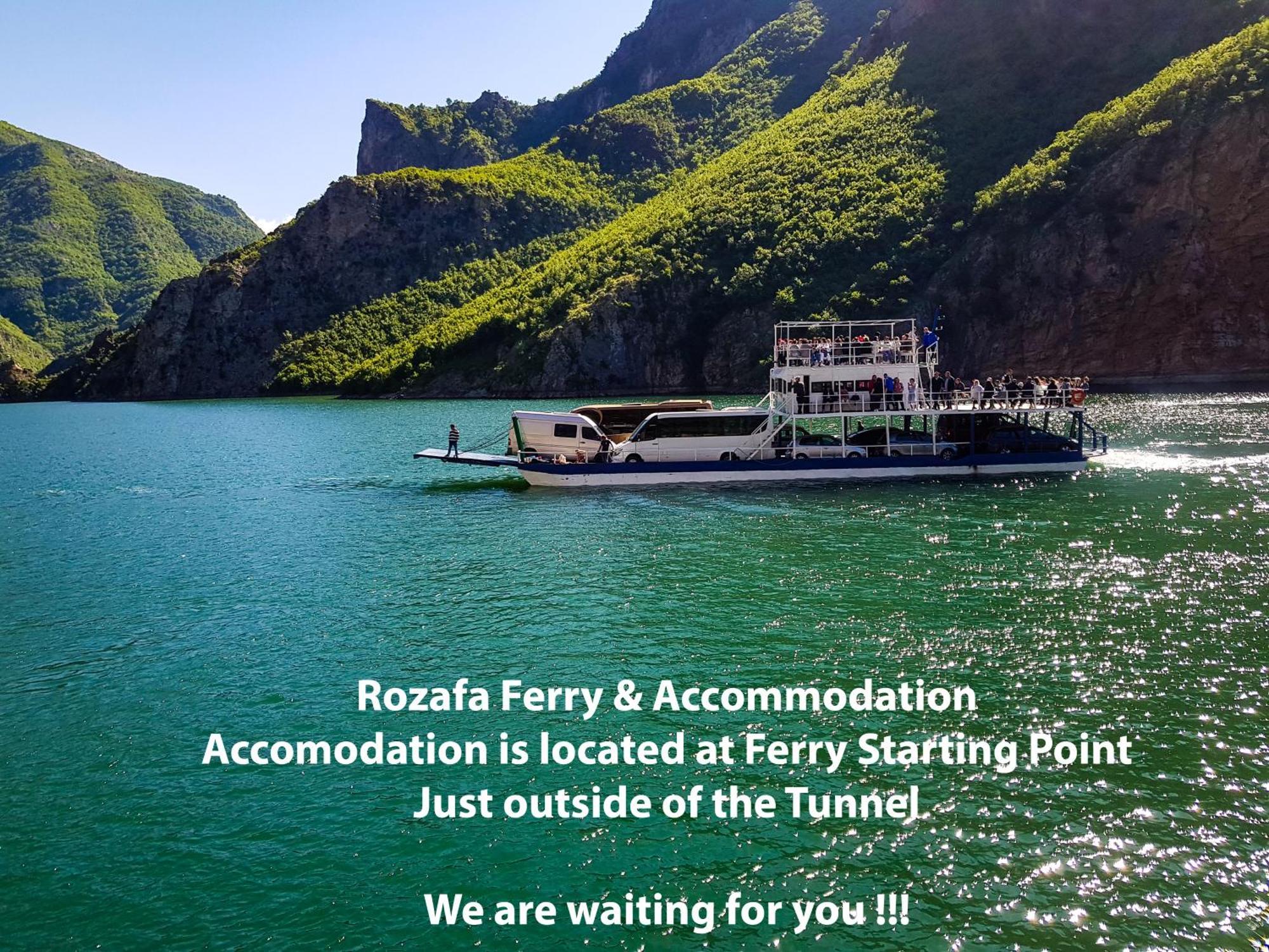 Rozafa Ferry & Accommodation Koman ภายนอก รูปภาพ